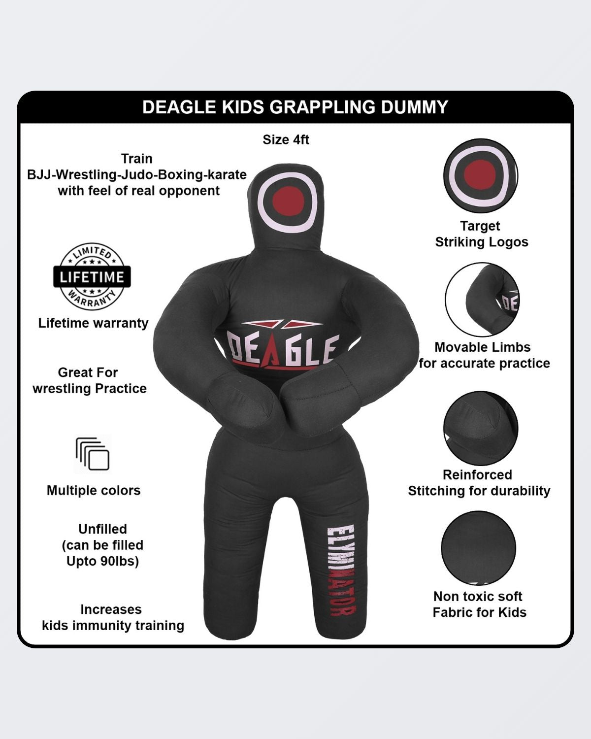 Eliminator - Grappling Dummy for Kids