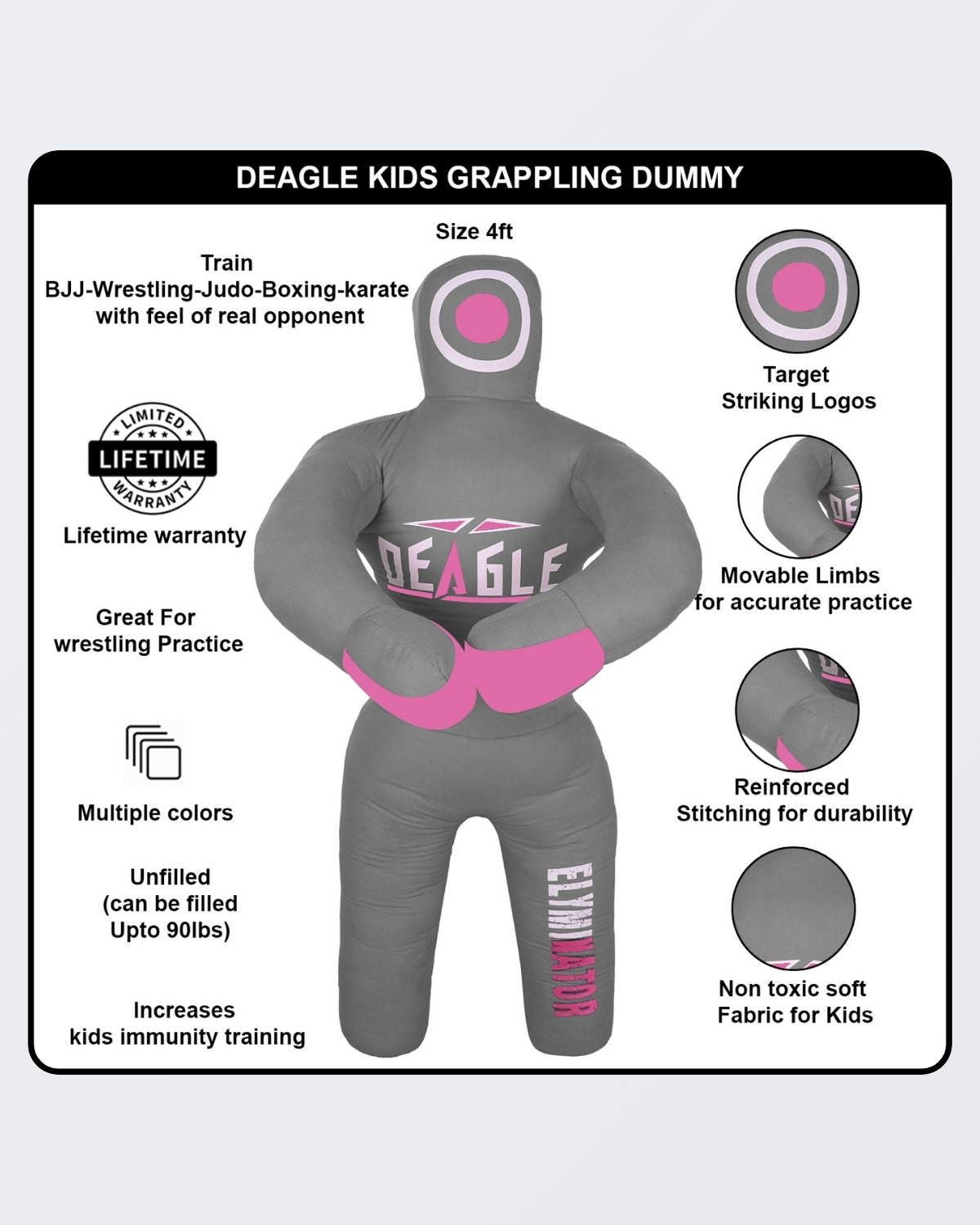 Eliminator - Grappling Dummy for Kids