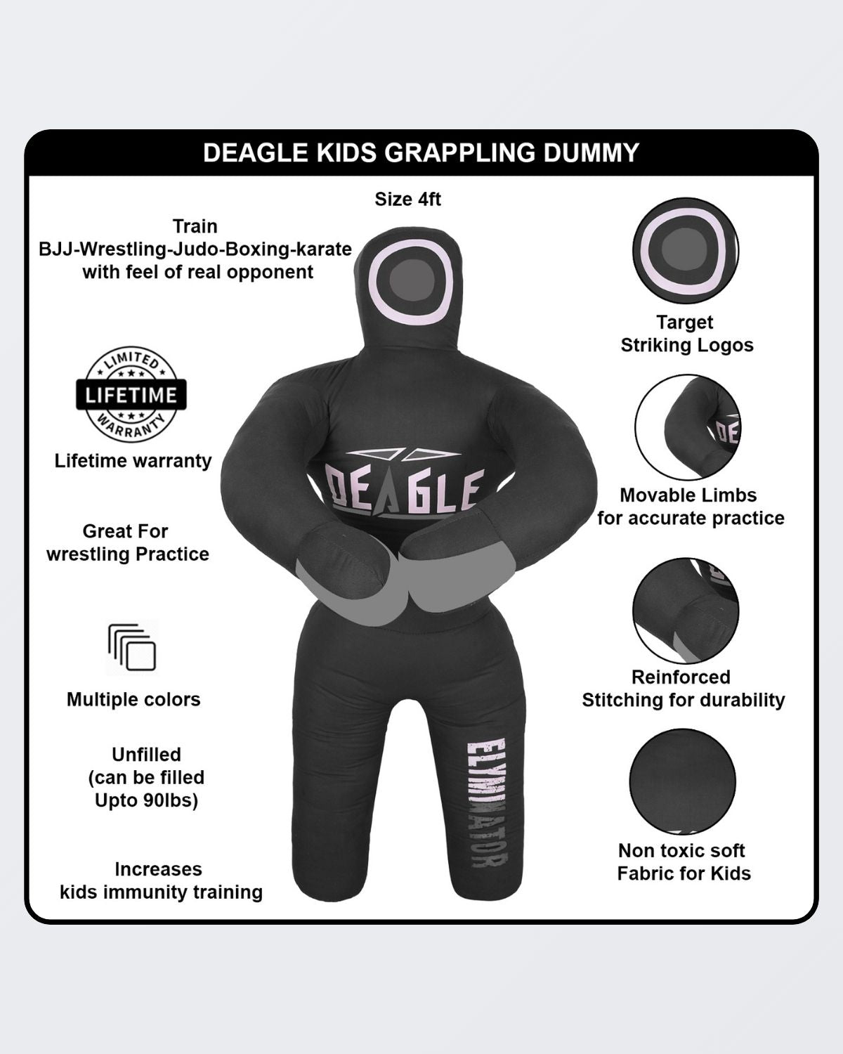Eliminator - Grappling Dummy for Kids