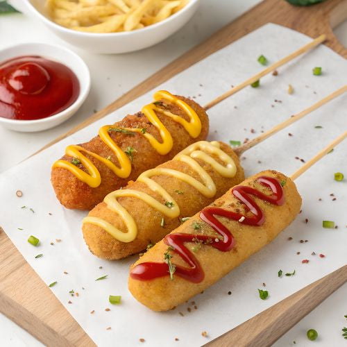 3 Korean Corndogs + Fries + Drink